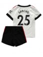 Manchester United Jadon Sancho #25 Auswärts Trikotsatz für Kinder 2022-23 Kurzarm (+ Kurze Hosen)